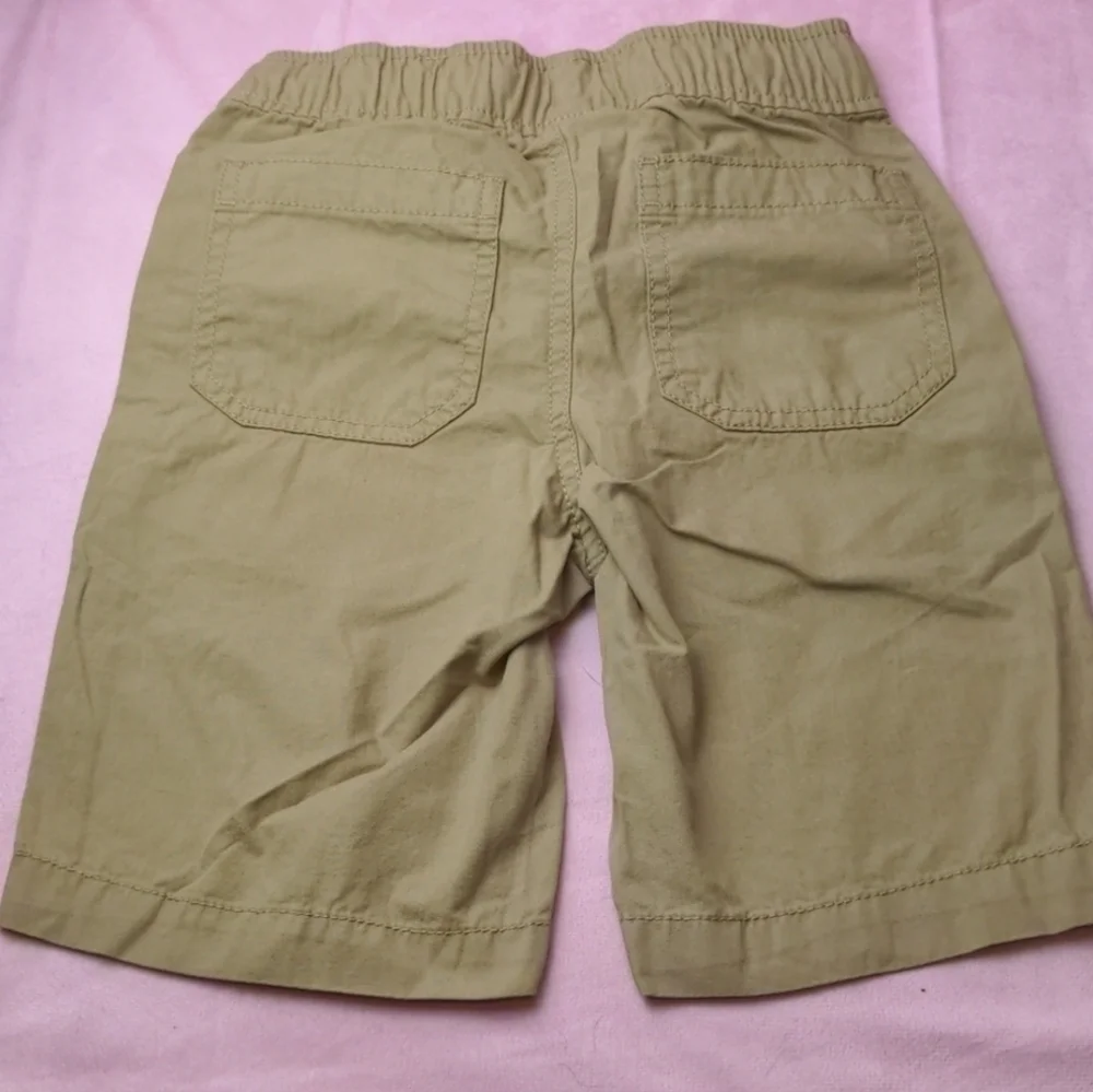 The Children's Place 3 Pack Tan Drawstring Waist Shorts size 6